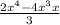 \frac{2x^{4}-4x^{3}+x }{3}