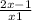 \frac{2x-1}{x+1}