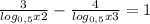 \frac{3}{log_{0,5}x+2 } - \frac{4}{log_{0,5}x+3 } =1