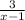 \frac{3}{x-1}