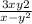 \frac{3xy+2}{x-y^2}