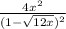 \frac{4x^{2} }{(1-\sqrt{1+2x} ) ^{2} }