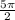 \frac{5\pi }{2}
