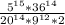 \frac{5^{15}*36^{14} }{20^{14}*9^{12} * 2 }