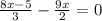 \frac{8x-5}{3} -\frac{9x}{2} =0