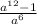 \frac{a^{12} -1}{a^{6} }