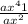 \frac{ax^{4}+1 }{ax^{2} }