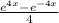 \frac{e^{4x}-e^{-4x} }{4}