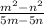 \frac{m^2-n^2}{5m-5n}