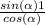 \frac{sin(\alpha )+1}{cos(\alpha )}