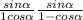 \frac{sin\alpha }{1+cos\alpha } + \frac{sin\alpha }{1-cos\alpha }