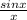 \frac{sin x}{x}