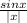 \frac{sinx}{|x|}