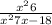 \frac{x^{2}+ 6 }{x^{2}+7x-18 }