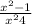 \frac{x^{2}-1 }{x^{2} +4 }