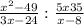 \frac{x^{2}-49}{3x-24}: \frac{5x+35}{x-8}
