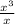 \frac{x^{3} }{x}