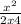 \frac{x^2}{2x+4}