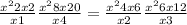 \frac{x^2+2x+2}{x+1}+\frac{x^2+8x+20}{x+4} =\frac{x^2+4x+6}{x+2} +\frac{x^2+6x+12}{x+3}