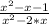 \frac{x^2-x-1}{x^2-2*x}