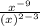 \frac{x {}^{ - 9} }{(x) {}^{2} {}^{ - 3} } 