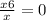 \frac{x+6} x = 0