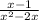 \frac{x-1}{x^2-2x}