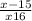 \frac{x-15}{x+16}