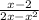 \frac{x-2}{2x-x^{2} }