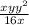 \frac{xy+y^{2} }{16x}