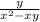 \frac{y}{x^2-xy}