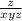 \frac{z}{x+y+z}