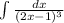\int\limits\frac{dx}{(2x-1)^3}