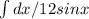 \int\limits {dx} /1+2sinx