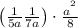 \left(\frac{1}{5a}+\frac{1}{7a}\right)\cdot \frac{a^{^2}}{8}