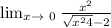 \lim_{x \to \ 0} \frac{x^{2} }{\sqrt{x^{2}+4 } -2}