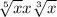 \sqrt[5]{x} +x\sqrt[3]{x}