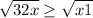 \sqrt{3+2x} \geq \sqrt{x+1}