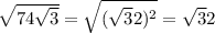 \sqrt{7+4\sqrt{3}} = \sqrt{(\sqrt{3} + 2)^2} = \sqrt{3} + 2