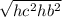 \sqrt{hc^2 + hb^2}