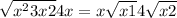 \sqrt{x^{2}+3x+2} +4x=x\sqrt{x+1} +4\sqrt{x+2}