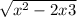 \sqrt{x^2-2x+3}