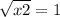\sqrt{x+2} =1