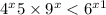 {4}^{x}+5 \times {9}^{x} < {6}^{x + 1} 