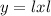 {y = lxl 