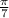  \frac{\pi}{7} 