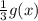  \frac{1}{3} g (x)