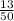  \frac{13}{50} 