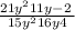  \frac{21y^{2} + 11y - 2 \: }{15y ^{2} + 16y + 4 } 