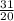  \frac{31}{20}